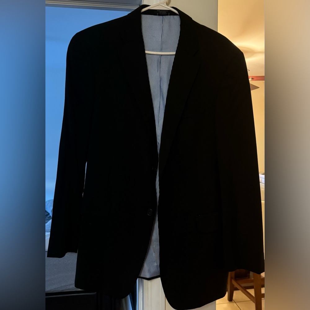 Mens Tommy Hilfiger Black Sports Cost Size Small